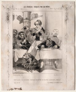 The French Caricatured by Themselves: Wigs à la Julienne, Satin Hats with Anchovy Butter, Dress with Juice by Charles Vernier