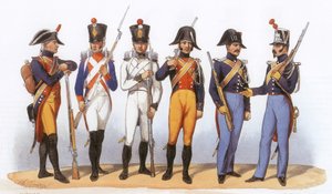 Uniforms of French Army: Dismounted Gendarmerie