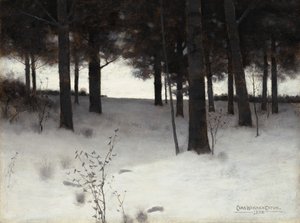 Woods in Winter, 1886
