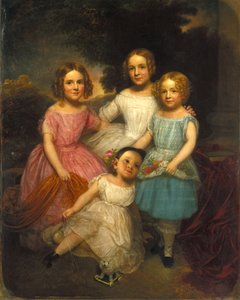 Adrian Baucker Holmes Children, c.1850 by Charles Wesley Jarvis