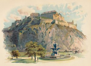 The Castle Rock, Edinburgh, c1890