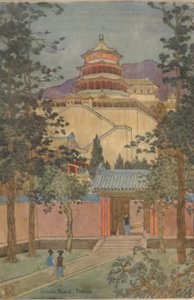 Summer Palace, Peking by Charles William Bartlett