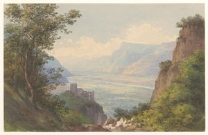 View of the Valley of Meran in Tyrol by Charles William Meredith van de Velde