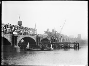 Demolition of Waterloo Bridge, City of Westminster, Greater London Authority by Charles William Prickett