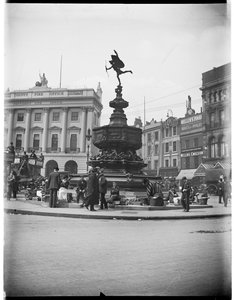 Shaftesbury Memorial Fountain, Piccadilly Circus, City of Westminster, London, 1895-1905 by Charles William Prickett