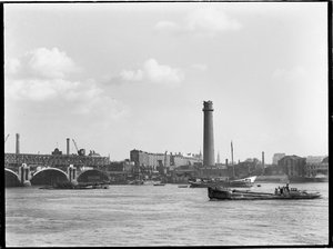 Shot Tower and Lead Works, Belvedere Road, Lambeth, Greater London Authority, 1936 by Charles William Prickett