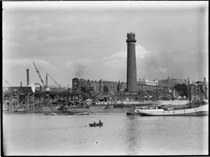 Shot Tower and Lead Works, Belvedere Road, Lambeth, Greater London Authority, 1936 by Charles William Prickett