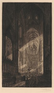 Westminster Abbey by Charles William Sherborn