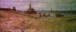 Coastal Scene by Charles William Wyllie