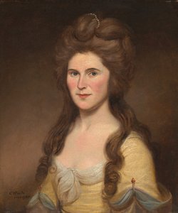 Rebecca Bryan White Mrs. John White, 1788 by Charles Willson Peale