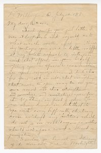 Letter to Oscar W. Price from Colonel Charles Young, July 14, 1918 by Charles Young