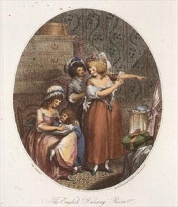 The English Dressing Room, engraved by P.W. Tomkins
