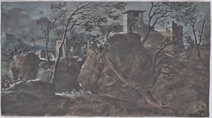 Ancient River Landscape by Charles de Thomas
