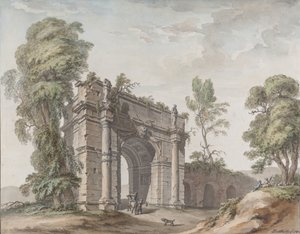 Design for a Triumphal Arch for the Gardens at Chateau d