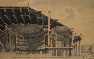 Interior of the new Salle de Comedie-Francaise in the Théâtre de l