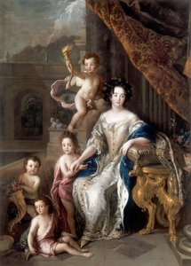 Marquise de Montespan 1640-1707 and her children by Charles de la Fosse