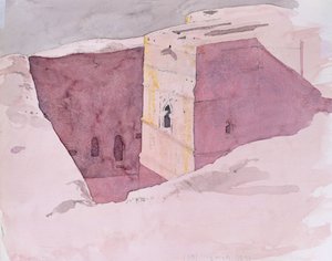 Giorgis Sunset, Lalibela, Ethiopia, 1996