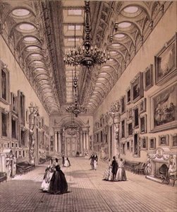 The Picture Gallery at Buckingham Palace, c.1880 by Charlotte Campbell