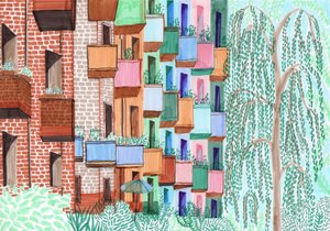 Balconies of Kreuzberg, 2017