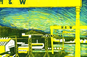 Harland & Wolff Cranes, Belfast by Charlotte Orr