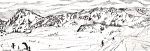 Skiing in Austria #2, 2020 by Charlotte Orr