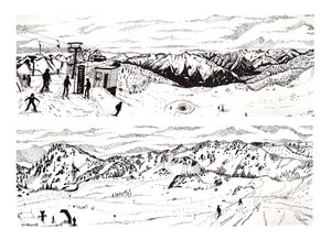 Skiing in Austria #3, 2020 by Charlotte Orr