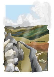 Winding Mountain Path