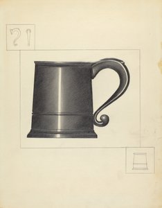 Pewter Mug by Charlotte Winter