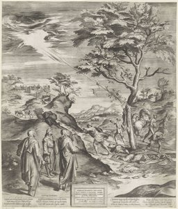 Saint Philip Benizi of the Servites Punishes the Blasphemers by Cherubino Alberti
