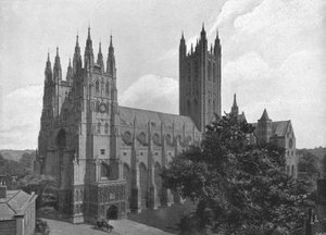 Canterbury Cathedral, c1900 by Chester Vaughan