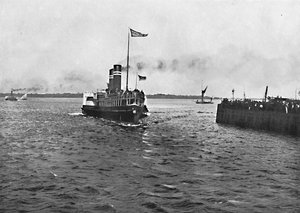 The Koh-I-Noor Nearing Harwich by Chester Vaughan