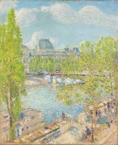 April, Quai Voltaire, Paris