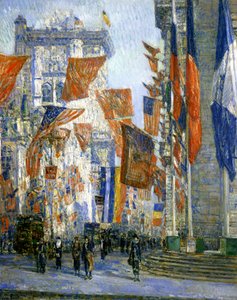Avenue of the Allies by Childe Frederick Hassam
