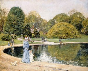 Central Park by Childe Frederick Hassam