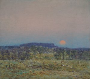September Moonrise by Childe Frederick Hassam