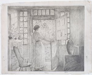 The Dutch Door by Childe Frederick Hassam
