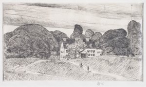 The Lion Gardiner Manor by Childe Frederick Hassam