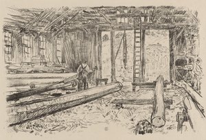 The Spar Shop, Gloucester, July 8 by Childe Frederick Hassam