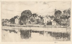 Chimneys, Portsmouth, 1915 by Childe Hassam
