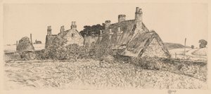 English Cottages by Childe Hassam