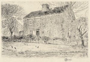 Home Sweet Home, No. 2, Easthampton, 1923 by Childe Hassam