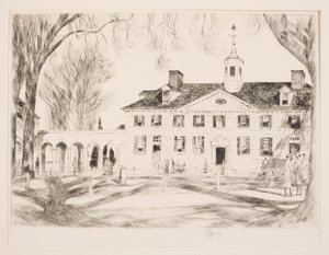 Mt. Vernon, 1925 by Childe Hassam