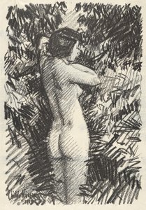 Nude by Childe Hassam