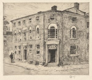 Old Custom House, Portsmouth, 1915 by Childe Hassam