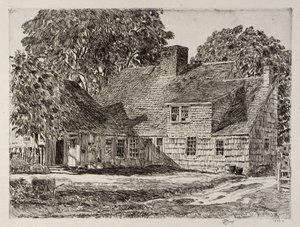 Old Dominy House by Childe Hassam