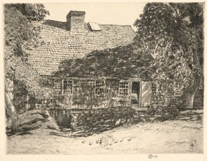 Old Mulford House, Easthampton, 1926 by Childe Hassam