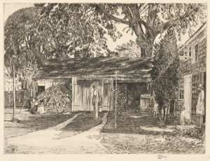 Old Woodshed, Easthampton, 1929 by Childe Hassam