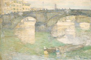 Ponte Santa Trinità by Childe Hassam