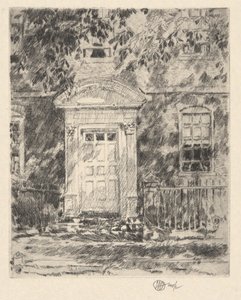 Portsmouth Doorway by Childe Hassam