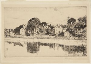 The Chimneys, Portsmouth, 1915 by Childe Hassam